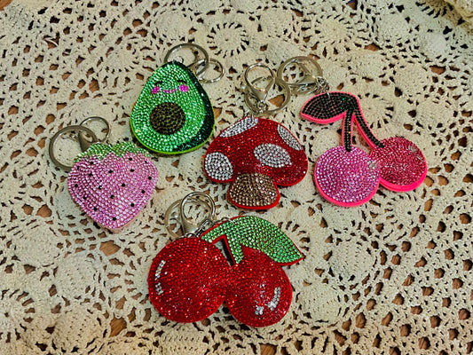 Fruity Bling Keychains