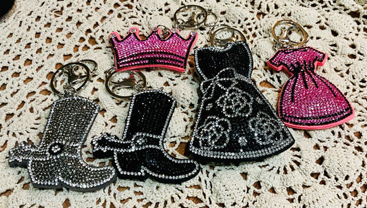 Sparkle & Shine Bling Keychains