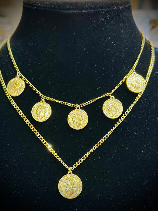 Vintage Coin Necklace